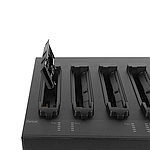 Getac Multi Bay Battery Charger Close-Up for K120 Tablet GCECKA