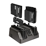 Getac Dual Bay Battery Charger with Batteries for K120 Tablet GCMCKF