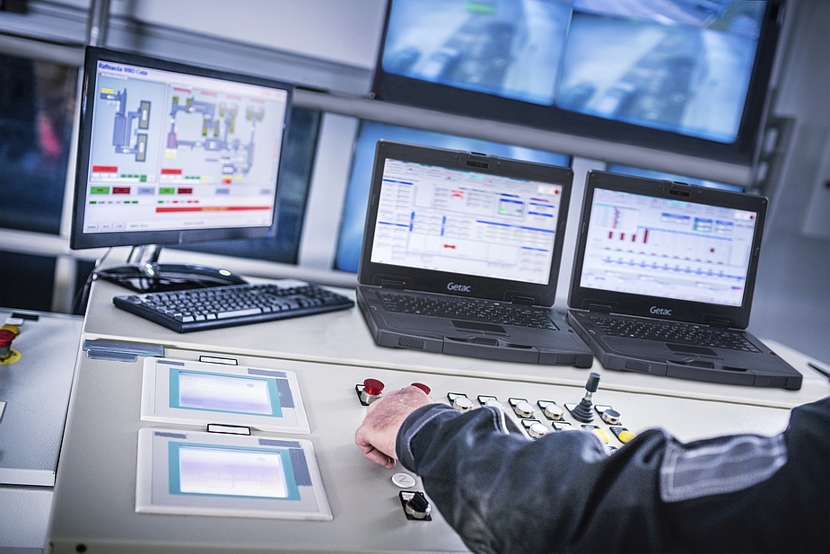 Getac S410 and control system