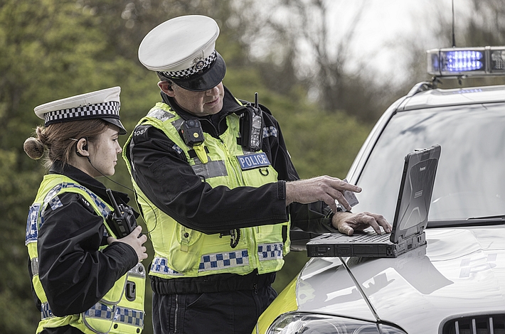 Panasonic Toughbook FZ-40 and Police